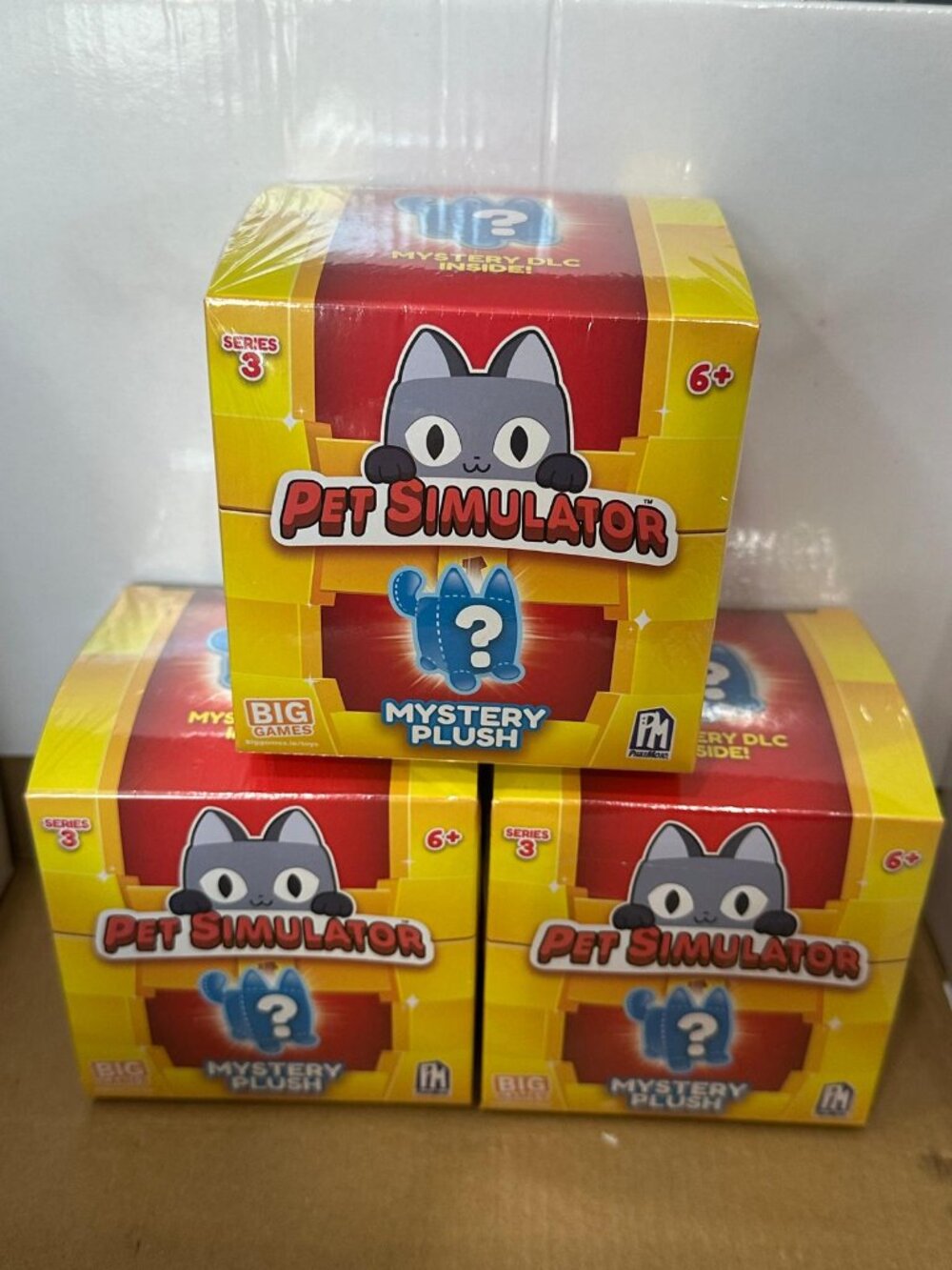 Pet Simulator Mystery Plush Series 3 Lot of 3 NEW Sealed